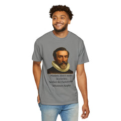Kepler Coffee Quote T-Shirt — Astronomy Nerd Vintage Portrait Tee