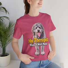 My Therapist Has A Wet Nose Personalized with your dog(s) image T-Shirt