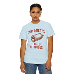 Cured Meats Graphic Tee - Funny Foodie Wear, Gift for Meat Lovers