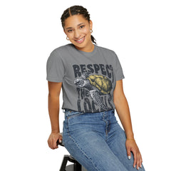 Respect the Locals T-Shirt — Sea Turtle Conservation Graphic Tee