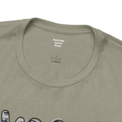 Peace Love Back The Blue in Alaska, Graphic Unisex Short Sleeve Tee