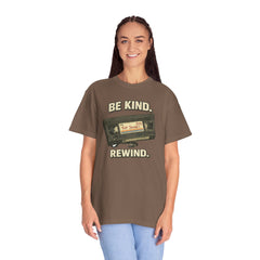 Be Kind Rewind Cassette T-Shirt — Retro 80s Vintage Tape Tee