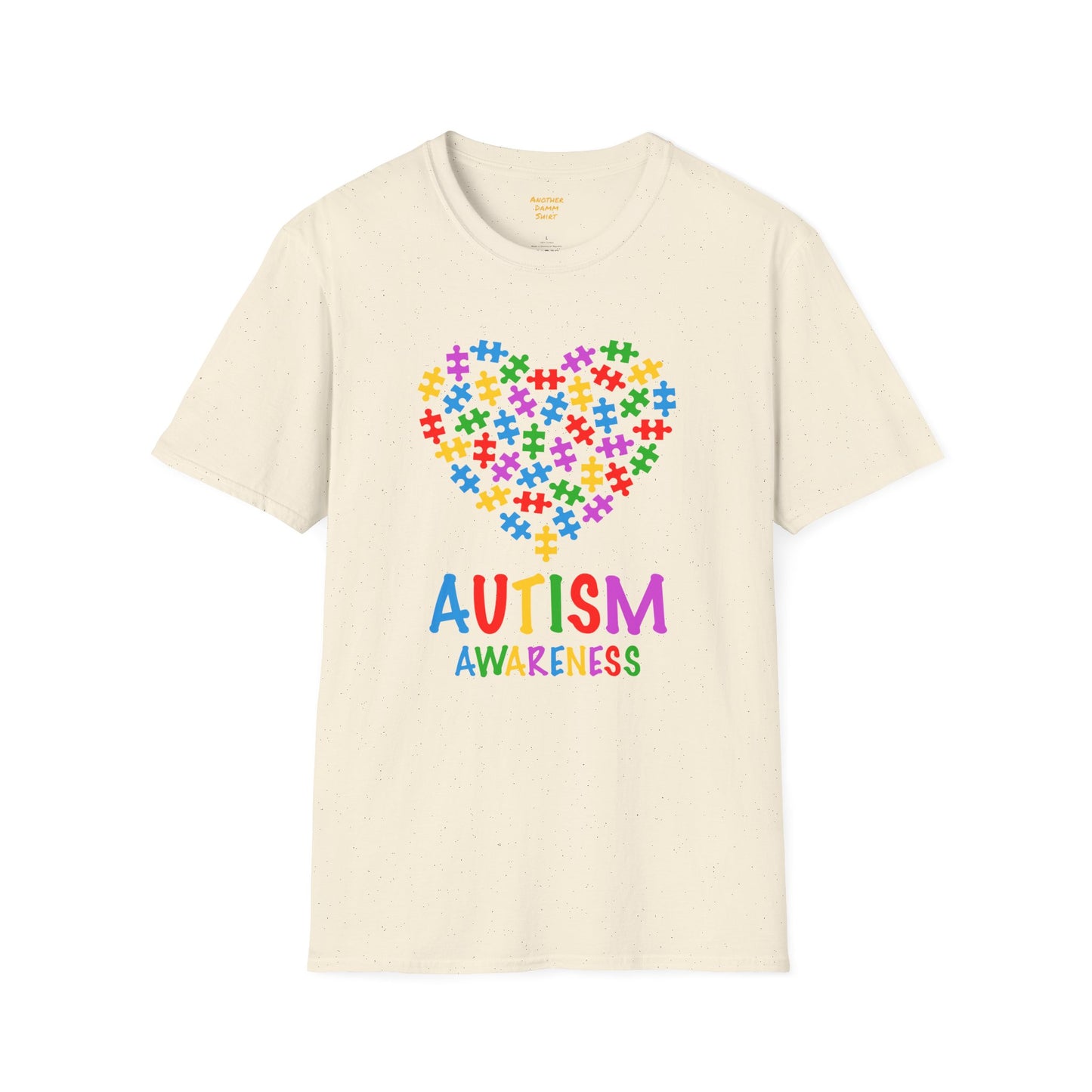 Autism Awareness -  Graphic Heart Shirt