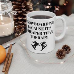 Snowboarding Therapy - Ceramic Mug