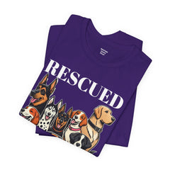RESCUED IS MY Favorite Breed - Unisex Jersey Short Sleeve Tee