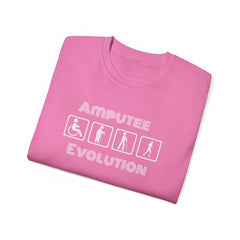 Amputee Evolution T-Shirt | Limb Loss Awareness Prosthetic Gift Unisex Tee