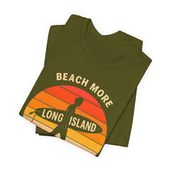 Gilgo Beach Vibes Unisex Tee - Surf's Up Long Island | Summer Shirt