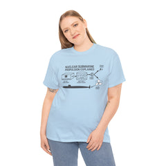 Nuclear Submarine Propulsion Explained Tee, Science Shirt, Geeky Gift, Educational Apparel, STEM Fashion, Nerdy T-Shirt