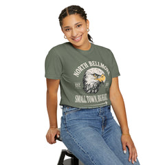 Your Home Town Personalized Eagle T‑Shirt — "Small Town, Big Heart"
