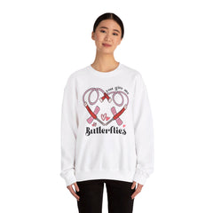 You Give Me Butterflies - Unisex Heavy Blend™ Crewneck Sweatshirt