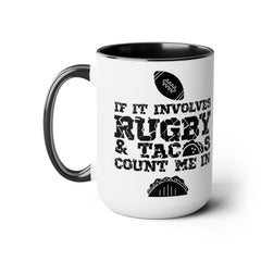 Funny RUGBY Ceramic 15oz Mug