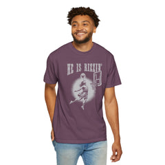 He Is Rizzin' Vintage Playing Basketball Shirt  -  Unisex T Shirt