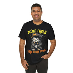 Funny Feline Fresh Hip Hop Style - Graphic Tee
