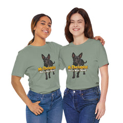My Therapist Has A Wet Nose Personalized with your dog(s) image T-Shirt