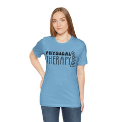 Physical Therapy Unisex Tee - Spine Graphic Gift for PT Student