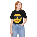 Emoji With Sunglasses - Graphic Unisex Jersey Short Sleeve Tee