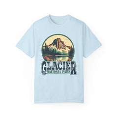 Glacier National Park Graphic, Comfort Colors Soft Relaxed Fit Unisex Garment-Dyed T-shirt