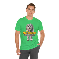 My Therapist Has A Wet Nose Personalized with your dog(s) image T-Shirt