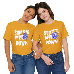 Summer Meltdown Graphic Tee — "Summer Melt Down" Sun Design