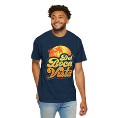 Del Boca Vista Graphic - Unisex Garment-Dyed T-shirt