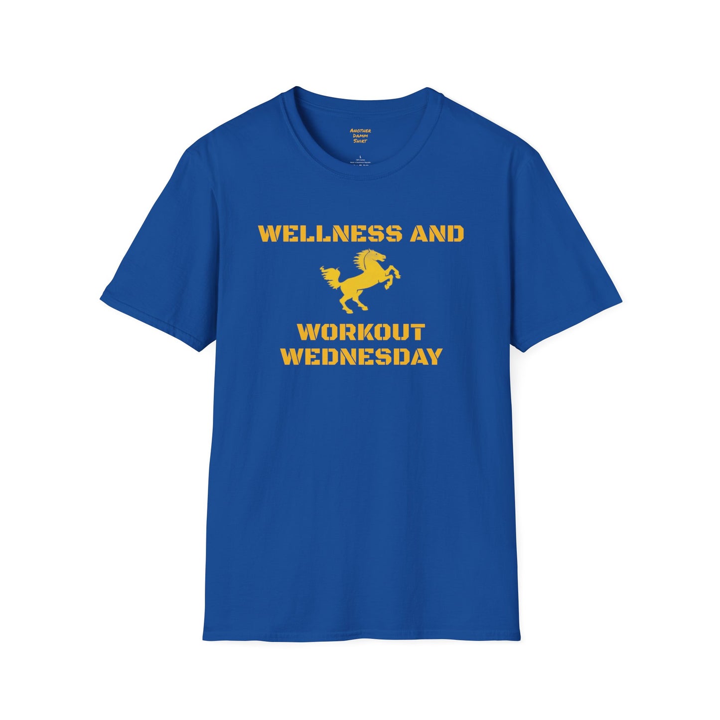 CHC Elementary School WELLNESS and WORKOUT WEDNESDAY - Unisex Softstyle T-Shirt