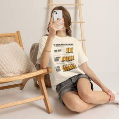 T-Shirt -  "A" School Math for Sailors Funny Beer Graphic Tee