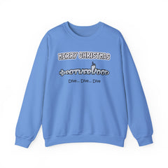 Bolder Font MERRY  CHRISTMAS Submarine Brotherhood -Unisex Crewneck Sweatshirt