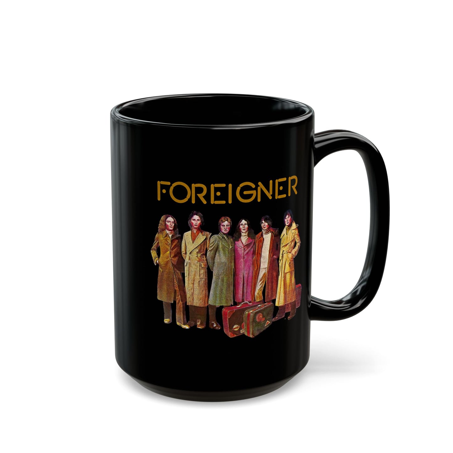 Foreigner Graphic - Black Mug (11oz, 15oz)