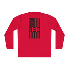 RED Friday, Navy. Marines, Patriotic, Remember Everyone Deployed, Support Our Troops, - Unisex Lightweight Long Sleeve Tee