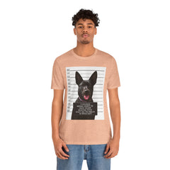 K9 Mugshot Personalized with your Dog T-Shirt