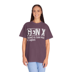 GEN X FUNNY graphic, Raised on Hose Water and Neglect, Retro Comfort Colors 1717, unisex garment-dyed t-shirt, gift for him, gift for her, Birthday gift tee, Vintage Style graphic tee, Fathers Day Shirt