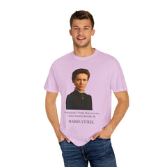 Marie Curie Portrait T‑Shirt — "I Make Science Literally Lit" Science Tee