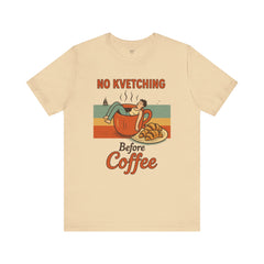 Cozy Coffee Lover Tee, No Kvetching Before Coffee Shirt, Funny Gift for Coffee Enthusiasts, Unisex Casual Apparel, Perfect for [...]