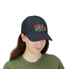 Russell Sage College Mascot Classic Cap - Claim your Memories as a Red Devil, Blue Angel, Purple Cow or Golden Horseshoe