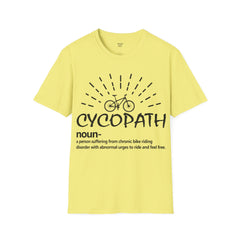 Bicycle Cycopath Unisex Soft Style T Shirt