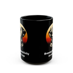 Dalmatian Black Mug (11oz, 15oz), Brewing Pawsitivity In Every Cup