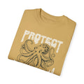 Octopus, Protect Our Ocean -  Graphic Unisex Garment-Dyed T-shirt