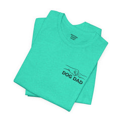 Dog Dad T-Shirt — Personalized Your Dog Image  Tee (Custom Name)