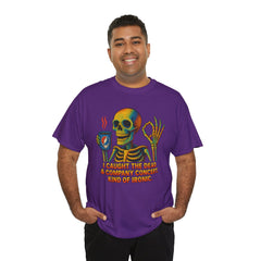 Grateful Dead Inspired Sarcastic Skeleton Tee