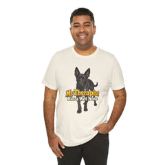 My Therapist Has A Wet Nose Personalized with your dog(s) image T-Shirt