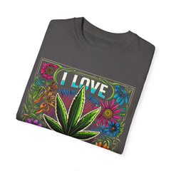 I LOVE GARDENING TShirt, Vintage Style tee, Leaf Graphic Tee, Weed Lover, Smoke Cannabis tee, Relaxed Fit tee, Stoner Lifestyle, Marijuana