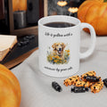 Golden Retriever Quote, White Ceramic Mug