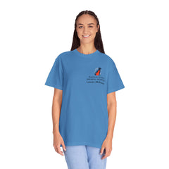 Lauren McGowan Front Logo Back Graphic Baldwin Harbor Animal Hospital "Who Let the Dogs Out?" Tee