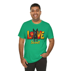 Personalized Love Your Dog T-Shirt — Designed with your dogs name and picture Graphic Tee
