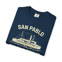 San Pablo 'The Sand Pebbles' Vintage Boat Graphic T-Shirt