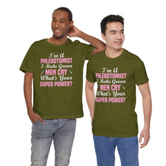 Phlebotomist Humor Tee, Funny Medical Shirt, Nurse Gift, Blood Tech Wear, Cute Phlebotomy Humor, Healthcare Apparel