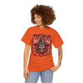 Flaming Fire Witch - Graphic Unisex Heavy Cotton Tee