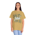 Sea Turtle, Salt And Sea -  Graphic Unisex Garment-Dyed T-shirt