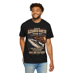 USS Alexander Hamilton SSBN-617 Submarine T-Shirt - Forty One for Freedom Collection