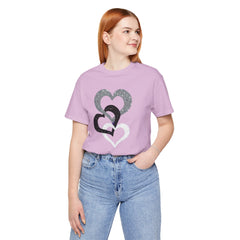 Triple Heart Design Tee